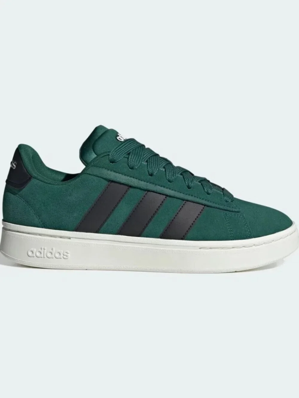 Adidas Grand Court Alpha Clay Core Green Black Sneakers Men's US 11